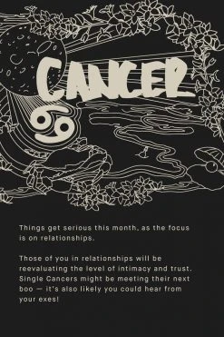 GA-SALE ZODIAC BOYFRIEND SWEATSHIRT | CANCER