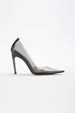 GOOD AMERICAN CINDER-F*CKING-RELLA PUMP | LIGHT SMOKE001