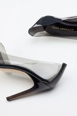 GOOD AMERICAN CINDER-F*CKING-RELLA PUMP | LIGHT SMOKE001