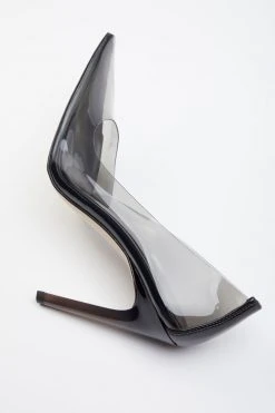 GOOD AMERICAN CINDER-F*CKING-RELLA PUMP | LIGHT SMOKE001