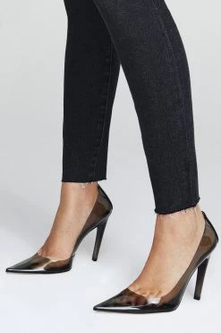 GOOD AMERICAN CINDER-F*CKING-RELLA PUMP | LIGHT SMOKE001