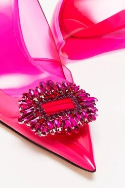 GOOD AMERICAN CINDER-F*CKING-RELLA PUMP | HOT PINK002 Best Sellers