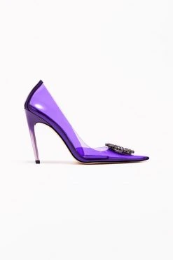 GOOD AMERICAN Best Sellers CINDER-F*CKING-RELLA PUMP | PURPLE001