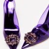GOOD AMERICAN Best Sellers CINDER-F*CKING-RELLA PUMP | PURPLE001