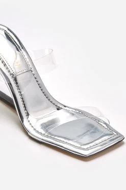 GA-SALE Wedges CINDER-F*CKING-RELLA WEDGE | SILVER001