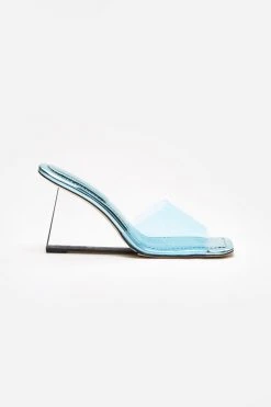 GA-SALE CINDER-F*CKING-RELLA SQUARE TOE | BLUE004 Sandals