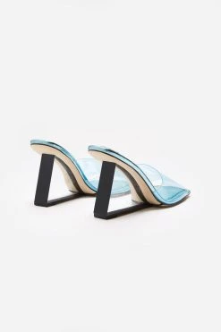 GA-SALE CINDER-F*CKING-RELLA SQUARE TOE | BLUE004 Sandals