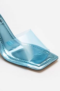 GA-SALE CINDER-F*CKING-RELLA SQUARE TOE | BLUE004 Sandals