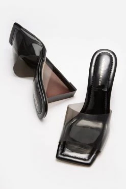 GA-SALE Sandals CINDER-F*CKING-RELLA SQUARE TOE | BLACK001