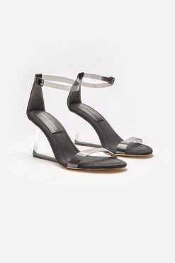 GA-SALE CINDER-F*CKING-RELLA SANDAL | NEOPRENE BLACK001