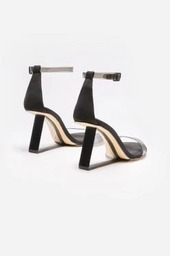 GA-SALE CINDER-F*CKING-RELLA SANDAL | NEOPRENE BLACK001