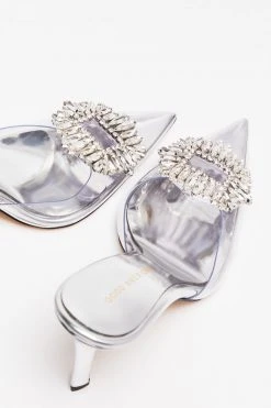 GOOD AMERICAN Best Sellers CINDER-F*CKING-RELLA MULE | GLASS002