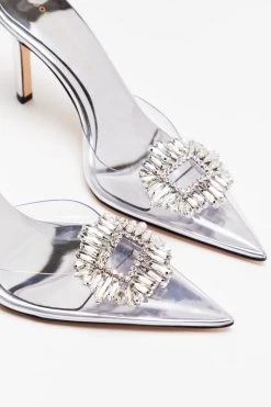 GOOD AMERICAN Best Sellers CINDER-F*CKING-RELLA MULE | GLASS002