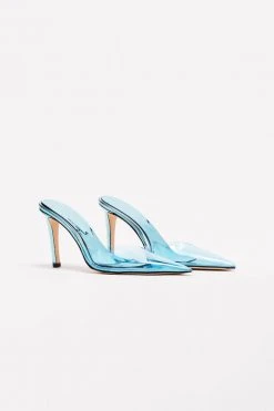 GOOD AMERICAN Best Sellers CINDER-F*CKING-RELLA MULE | BLUE004