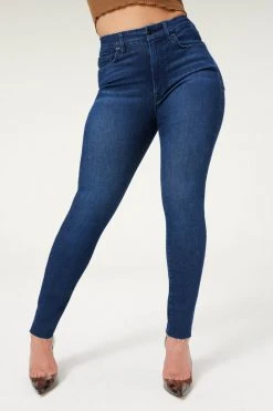 GOOD AMERICAN ALWAYS FITS GOOD LEGS | BLUE838 High Waisted