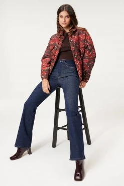 GOOD AMERICAN High Waisted ALWAYS FITS GOOD CLASSIC BOOT | DEEP BLUE004