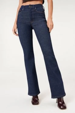GOOD AMERICAN High Waisted ALWAYS FITS GOOD CLASSIC BOOT | DEEP BLUE004