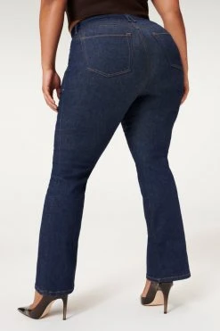 GOOD AMERICAN High Waisted ALWAYS FITS GOOD CLASSIC BOOT | DEEP BLUE004