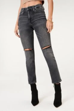 GOOD AMERICAN High Waisted ALWAYS FITS GOOD STRAIGHT | BLACK240