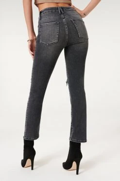 GOOD AMERICAN High Waisted ALWAYS FITS GOOD STRAIGHT | BLACK240