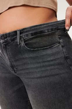 GOOD AMERICAN High Waisted ALWAYS FITS GOOD STRAIGHT | BLACK240