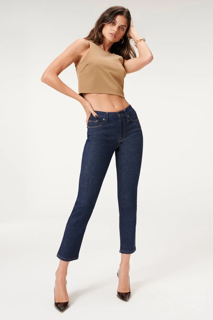 Best deal ๐ GOOD AMERICAN ALWAYS FITS GOOD STRAIGHT | DEEP BLUE004 High Waisted ๐ 6 GOOD AMERICAN ALWAYS FITS GOOD STRAIGHT | DEEP BLUE004 High Waisted
