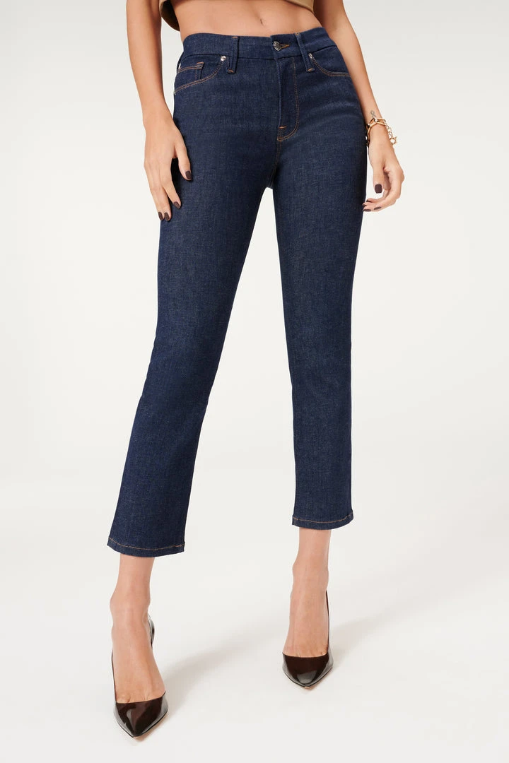 Best deal ๐ GOOD AMERICAN ALWAYS FITS GOOD STRAIGHT | DEEP BLUE004 High Waisted ๐ 7 GOOD AMERICAN ALWAYS FITS GOOD STRAIGHT | DEEP BLUE004 High Waisted