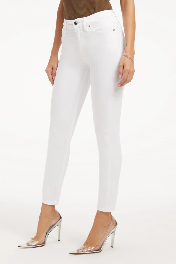 Hot Sale ✨ GOOD AMERICAN GOOD LEGS | WHITE001 High Waisted ❤️ 3 GOOD AMERICAN GOOD LEGS | WHITE001 High Waisted
