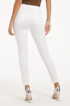 Hot Sale ✨ GOOD AMERICAN GOOD LEGS | WHITE001 High Waisted ❤️ 10 GOOD AMERICAN GOOD LEGS | WHITE001 High Waisted