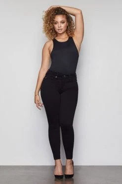 GOOD AMERICAN GOOD LEGS | BLACK001 High Waisted
