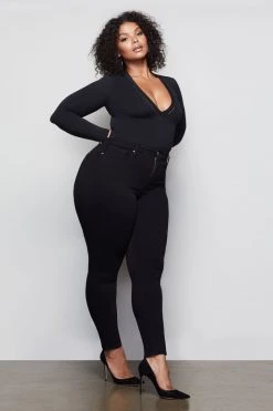 GOOD AMERICAN GOOD LEGS | BLACK001 High Waisted