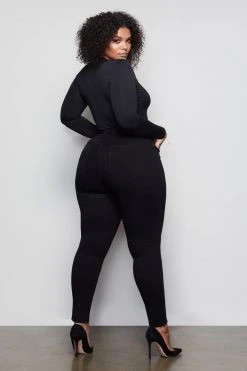 GOOD AMERICAN GOOD LEGS | BLACK001 High Waisted