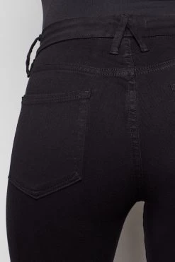 Promo 🎉 GOOD AMERICAN GOOD LEGS CROP | BLACK001 High Waisted 😀 20 GOOD AMERICAN GOOD LEGS CROP | BLACK001 High Waisted