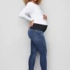 GOOD AMERICAN GOOD MAMA FULL BELLY | BLUE004 Brand New Denim