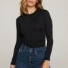 GOOD AMERICAN Bodysuits GOOD FORM CREWNECK BODY | BLACK001