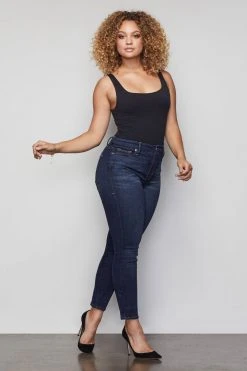 Promo 💯 GOOD AMERICAN Bodysuits GOOD FORM MODERN TANK BODY | BLACK001 😀 26 GOOD AMERICAN Bodysuits GOOD FORM MODERN TANK BODY | BLACK001