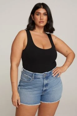 GOOD AMERICAN Bodysuits THE FEEL GOOD BODY | BLACK001