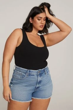 GOOD AMERICAN Bodysuits THE FEEL GOOD BODY | BLACK001