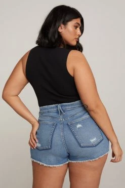 GOOD AMERICAN Bodysuits THE FEEL GOOD BODY | BLACK001