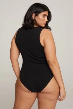 GOOD AMERICAN Bodysuits THE FEEL GOOD BODY | BLACK001