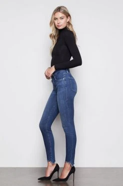 GOOD AMERICAN Bodysuits GOOD TOUCH LONG SLEEVE TURTLENECK BODY | BLACK001