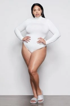 GA-SALE Bodysuits GOOD TOUCH LONG SLEEVE TURTLENECK BODY | IVORY001