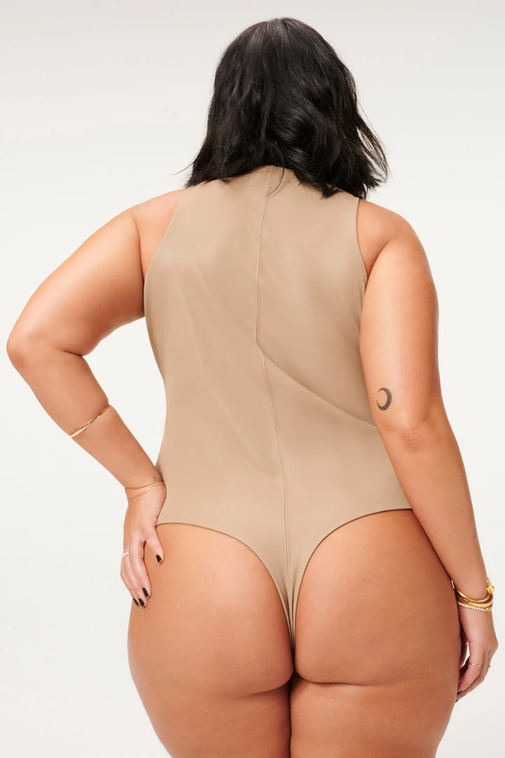Budget 🛒 GOOD AMERICAN Bodysuits BETTER THAN LEATHER HIGH NECK BODY | TAUPE001 😍 11 GOOD AMERICAN Bodysuits BETTER THAN LEATHER HIGH NECK BODY | TAUPE001