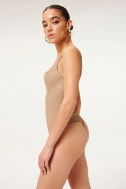 Cheap ๐ GOOD AMERICAN Bodysuits BETTER THAN LEATHER CORSET BODY | TAUPE001 โญ 16 GOOD AMERICAN Bodysuits BETTER THAN LEATHER CORSET BODY | TAUPE001