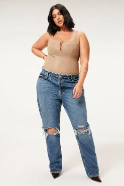 Cheap ๐ GOOD AMERICAN Bodysuits BETTER THAN LEATHER CORSET BODY | TAUPE001 โญ 24 GOOD AMERICAN Bodysuits BETTER THAN LEATHER CORSET BODY | TAUPE001