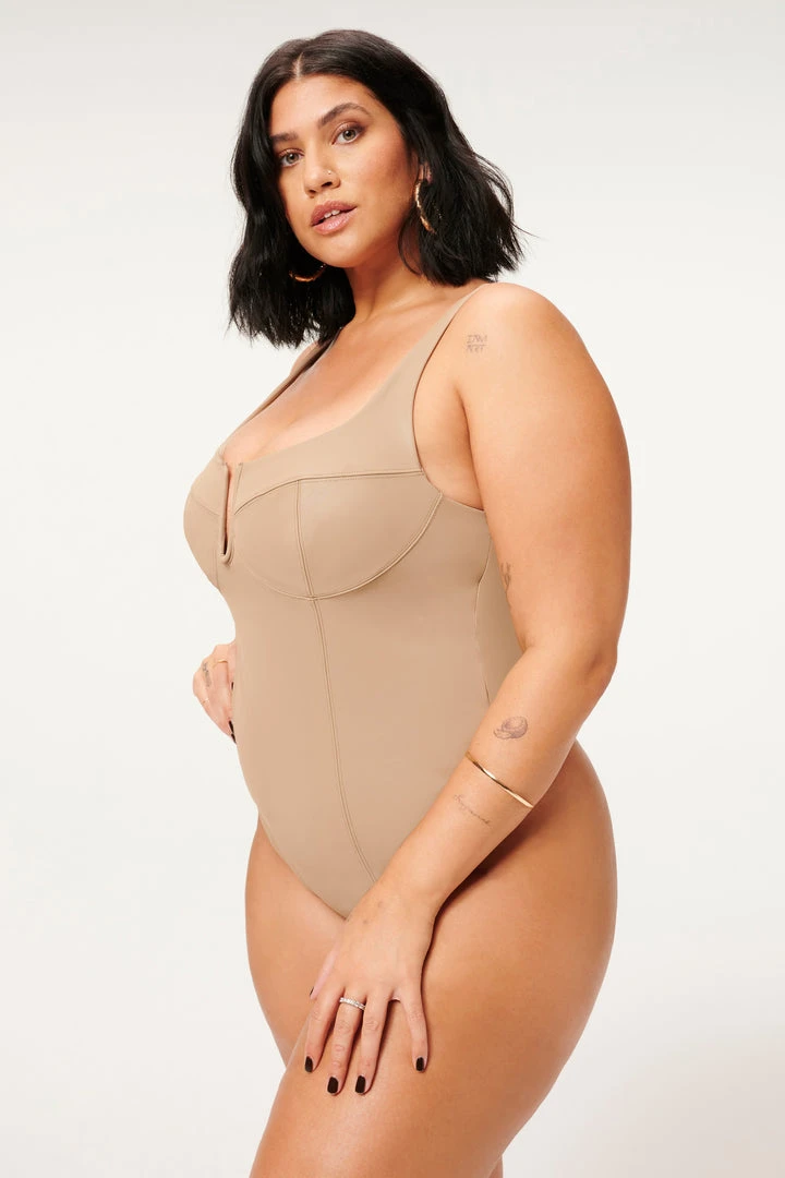 Cheap ๐ GOOD AMERICAN Bodysuits BETTER THAN LEATHER CORSET BODY | TAUPE001 โญ 9 GOOD AMERICAN Bodysuits BETTER THAN LEATHER CORSET BODY | TAUPE001