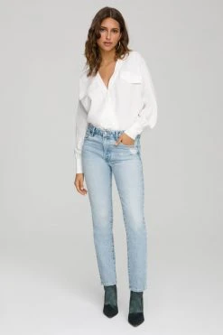 GOOD AMERICAN Bodysuits UTILITY WRAP BODY | IVORY001