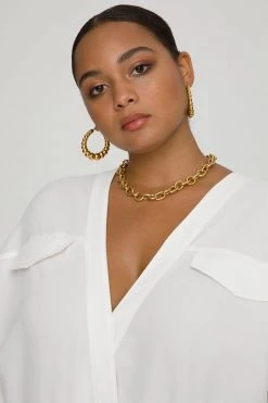 GOOD AMERICAN Bodysuits UTILITY WRAP BODY | IVORY001