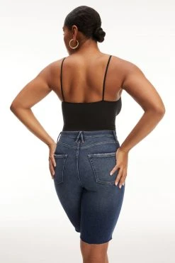 GOOD AMERICAN SEAMLESS SKINNY STRAP BODYSUIT | BLACK001 Bodysuits