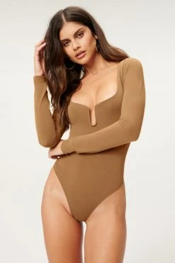 GA-SALE U RING BODYSUIT | SEPIA001 Bodysuits